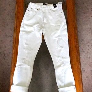 Brand new cotton white jeans